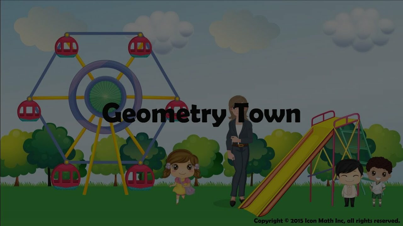 Geometry Town (Identify the two-dimensional shapes and polygons in real life.)